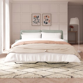 Beatrice Tonal Textured Weave 3 Seater Double Sofa Bed